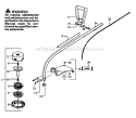 Page B Diagram and Parts List for YP116  Weed Eater Trimmer